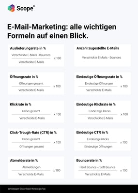 Newsletter-KPI E-Mail-Marketing