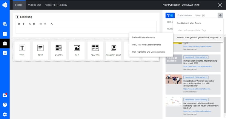 Scope Screenshot Massenimport