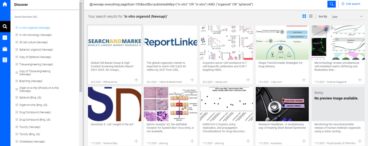 Scope Screenshot von insphero
