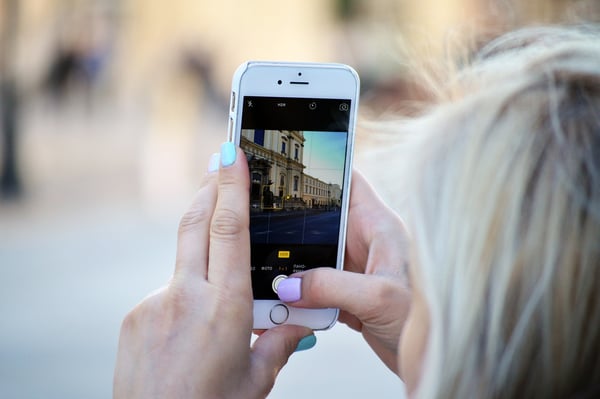 Perfekter Shot für Instagram