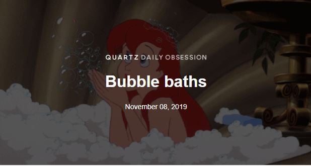 quartz bubble baths newsletter