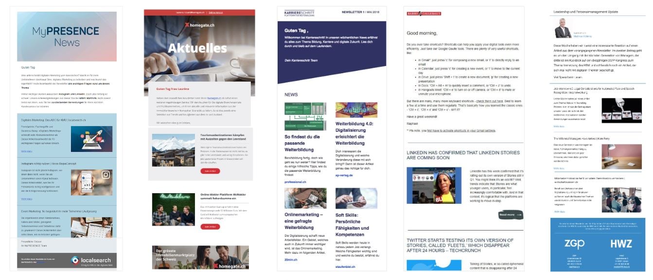 newsletter best practices kuratierte inhalte content curation