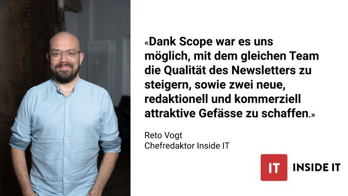 Zitat von Reto Vogt, CR Inside IT