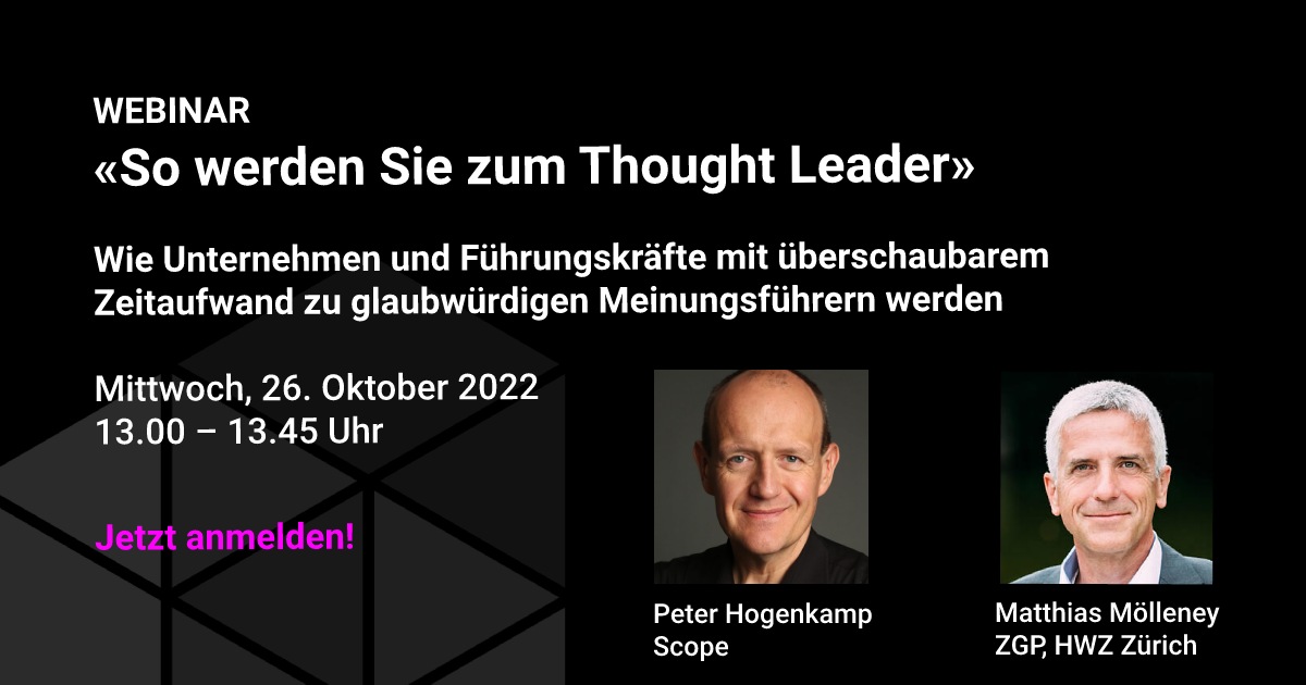 Webinar Thought Leadership