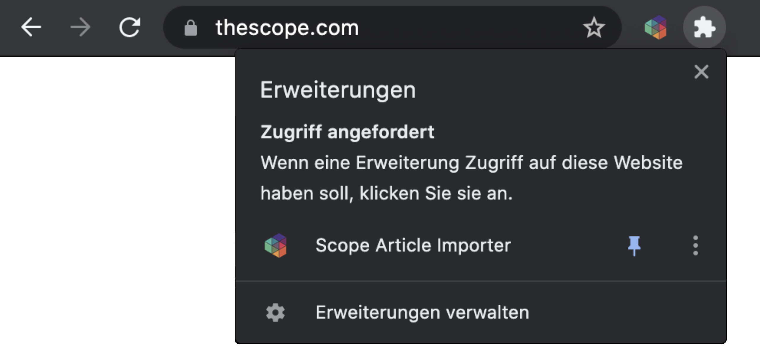 scope article importer